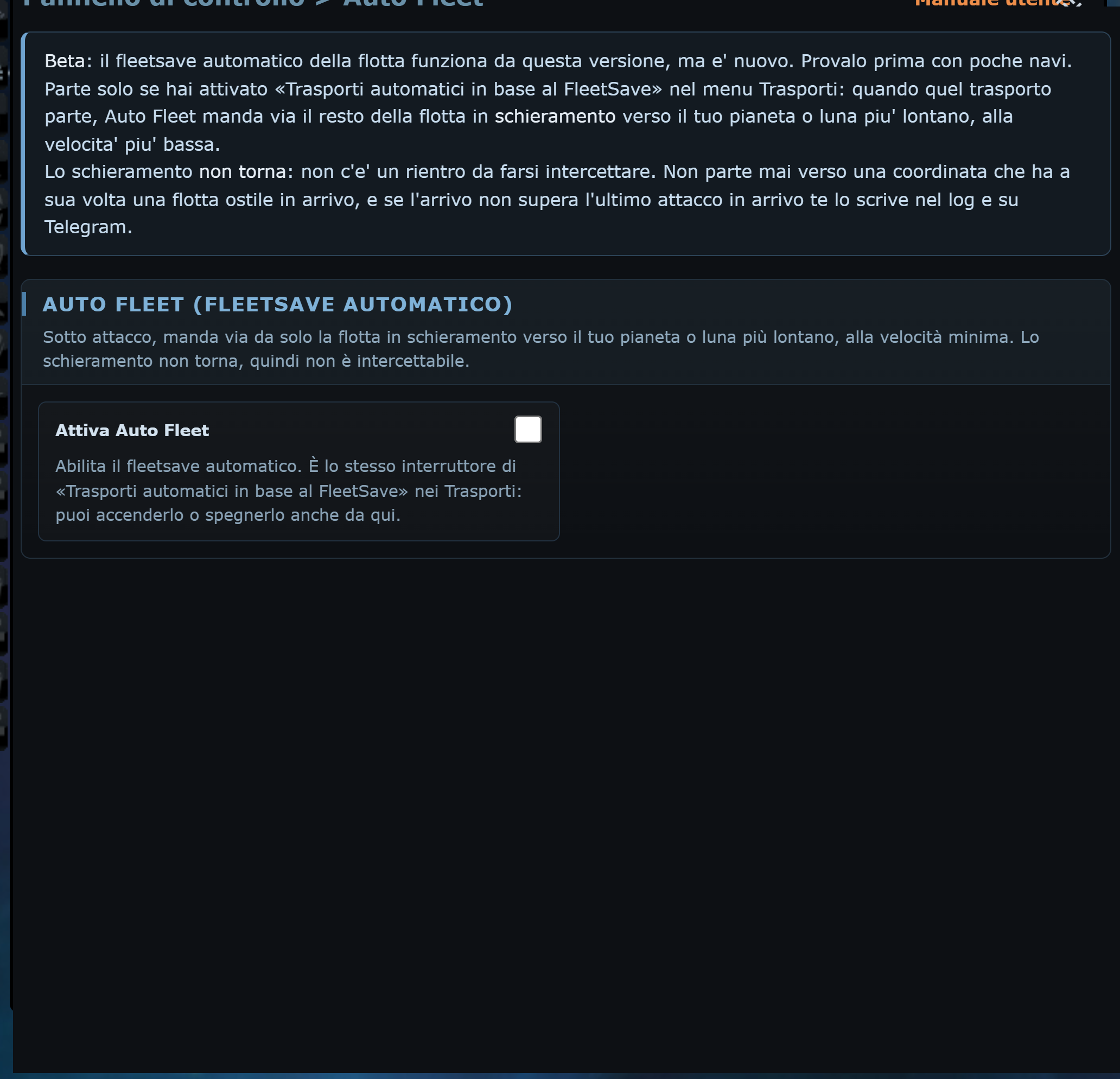 oBot OGame: Autofleet